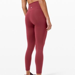 NWOT Lululemon Chianti Wunder Train 25” Size 8